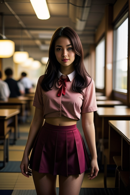 young Japan schoolgirl models AI Art: Young Japanese School Girl by @EzyDoesIt | PixAI
