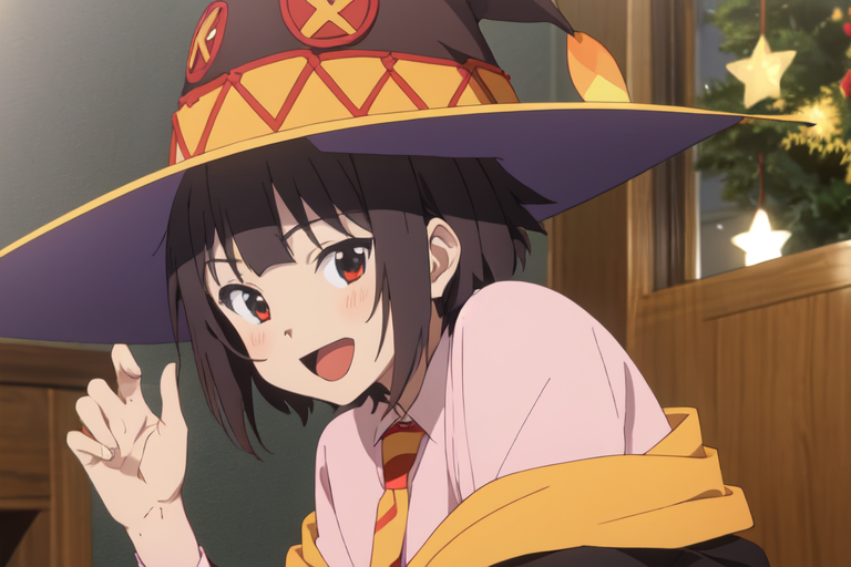 Megumin from kono subarashii sekai ni shukufuku wo, smile, hd quality, face