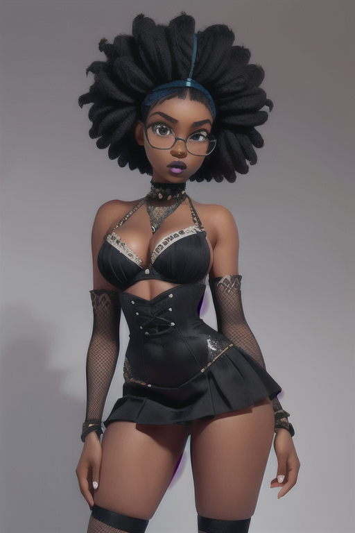 ebony slut AI Art: goth ebony slut by @Ramon Bandito | PixAI