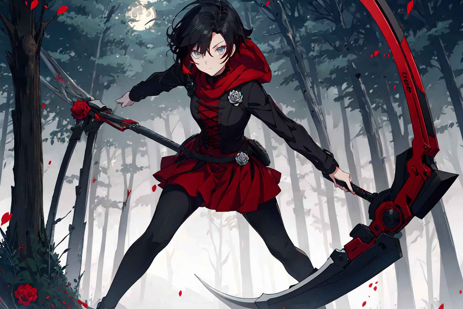 AI Art: Ruby Rose by @SatoriSolo | PixAI