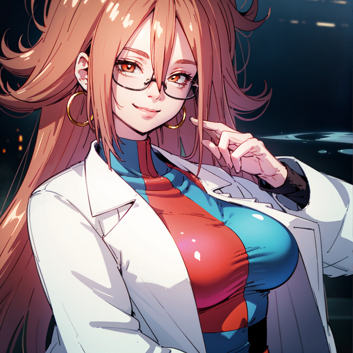 AI Art: android 21 headshot by @bruh man | PixAI