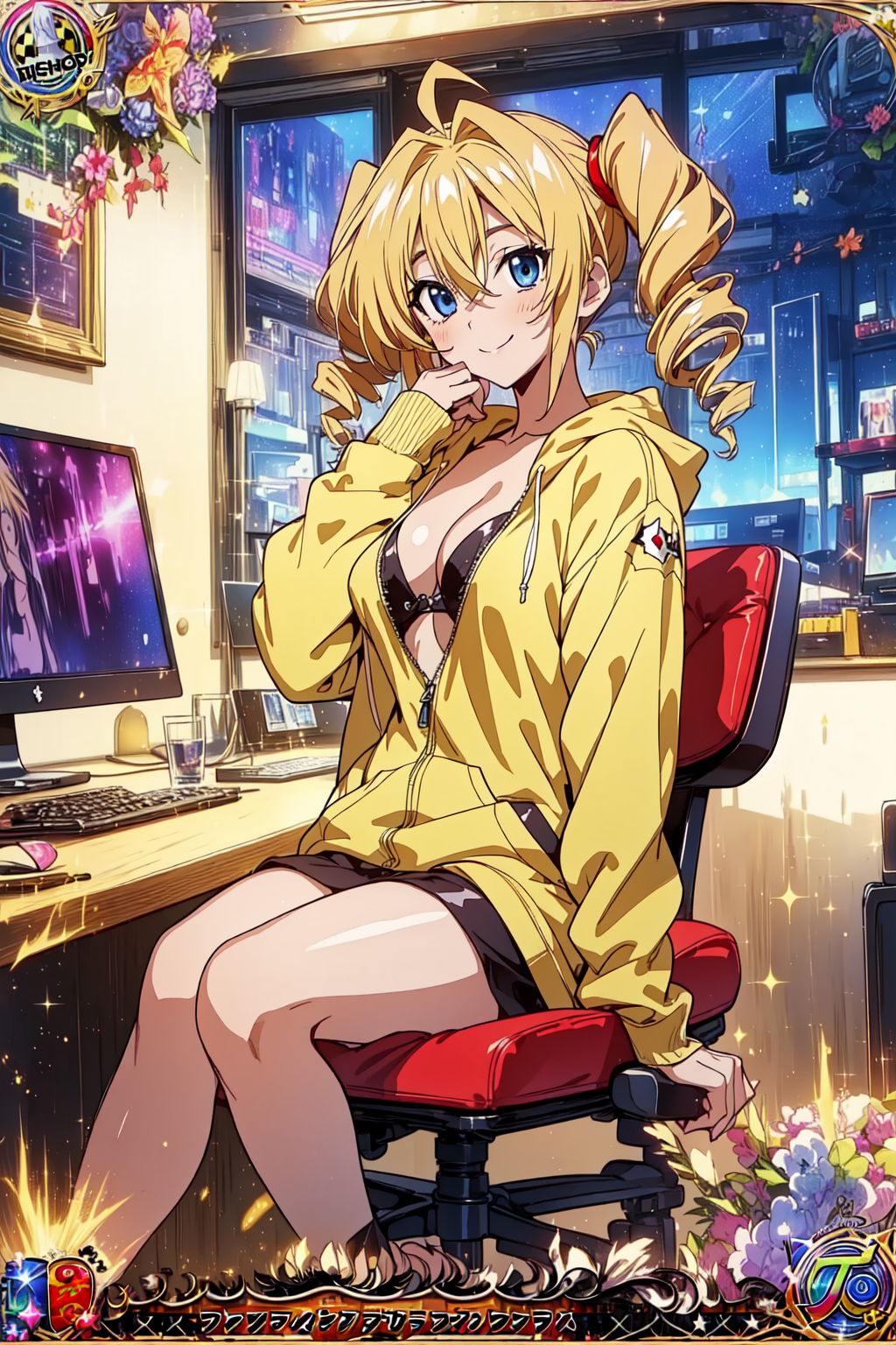 AI Art: Ravel Phenex - Naked Hoodie 02 by @Crimson Dragon | PixAI