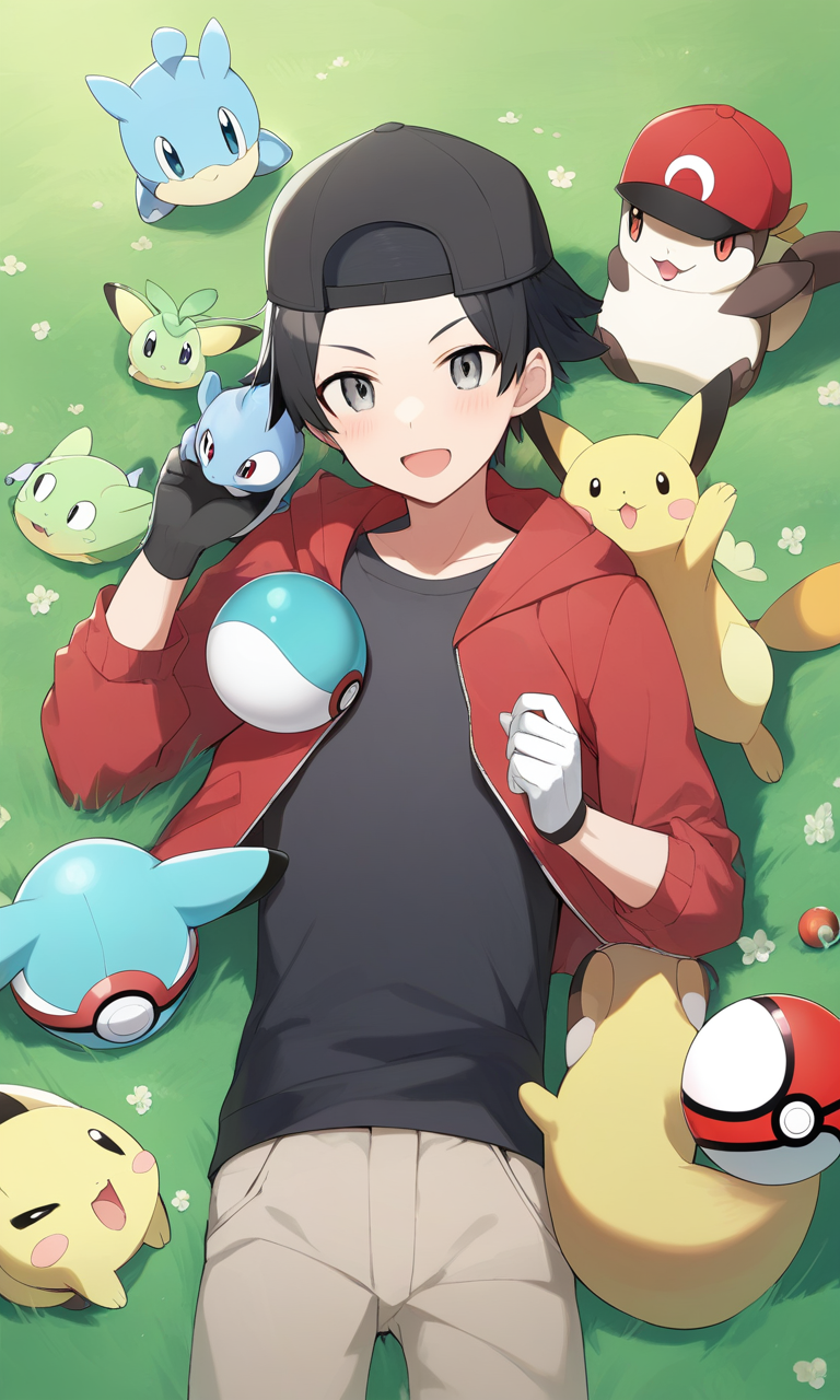 AI Art: 「ポケットモンスター ハートゴールド・ソウルシルバー」のポケモンたちのイラスト by @静かな竜熊様 | PixAI