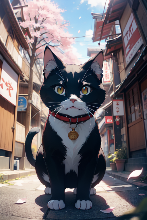 AI Art Japanese Street By Serpentine PixAI