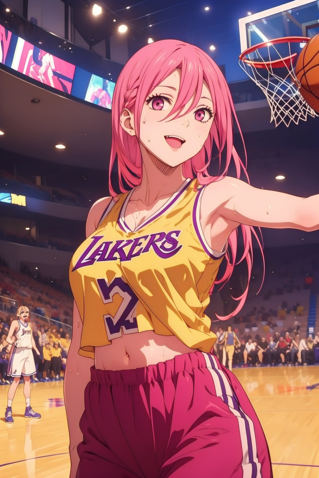 AI Art: Momoi Satsuki ~Laker Girl!~ by @justAFanDude | PixAI