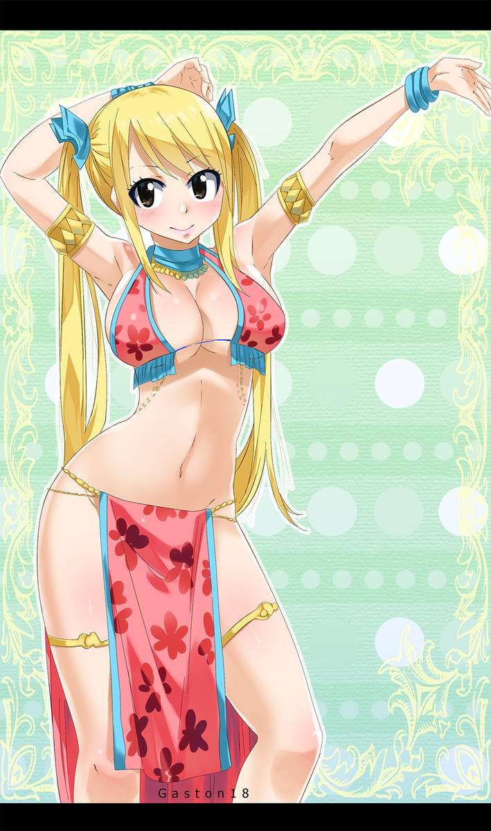 AI Art LoRA Model: Lucy Heartfilia - Belly Dancer Outfit (Fairy Tail:  Dragon Cry) | PixAI