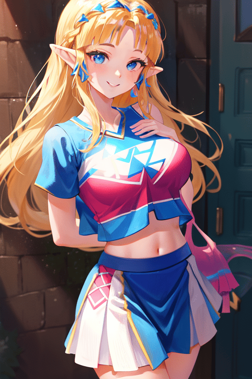 Pink skirt outfit zelda sale