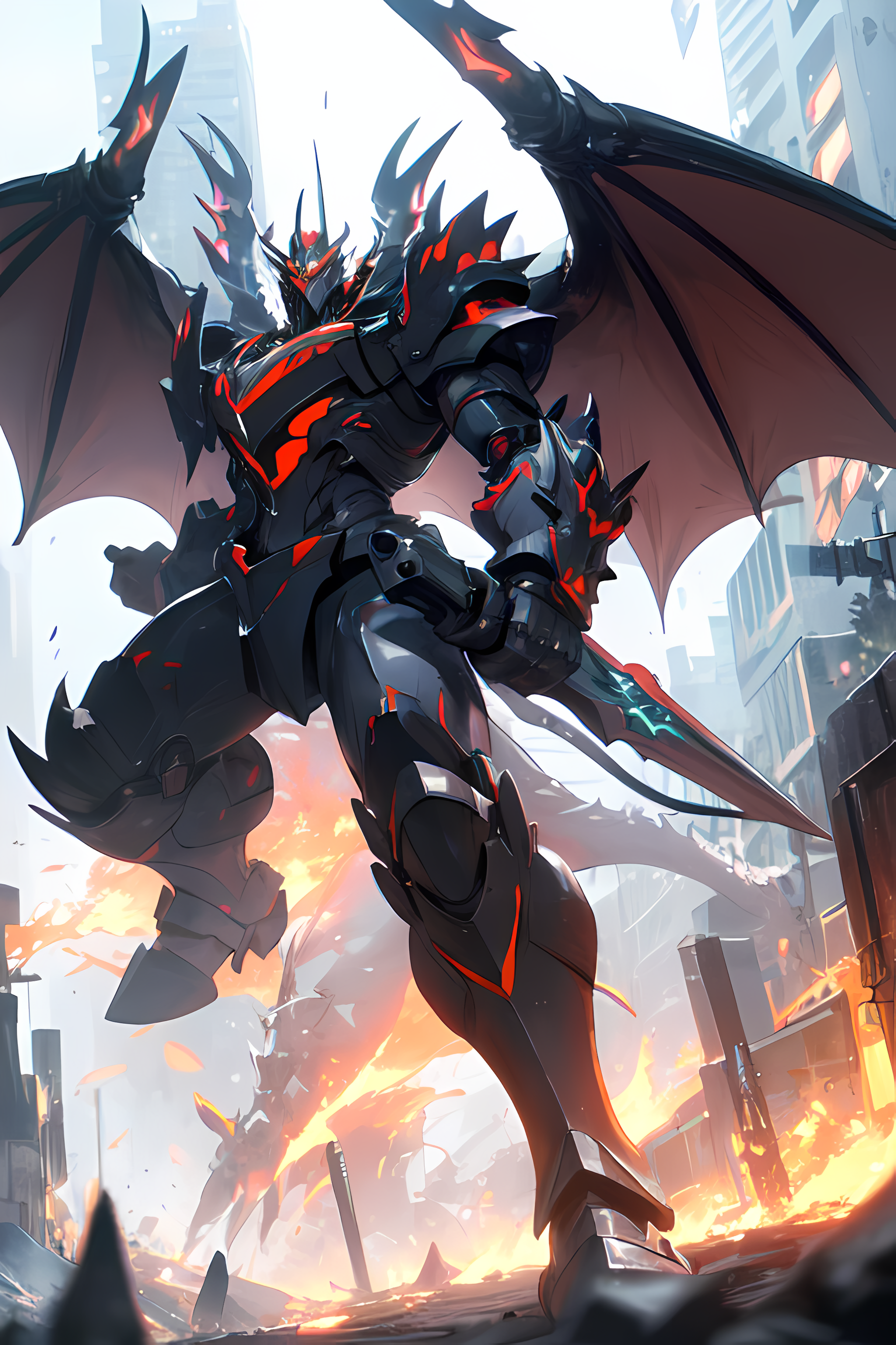 AI Art: Dragon knight by @Anonymous | PixAI