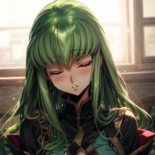 cc code geass green hair yellow eyes   -  Anime  Wallpapers