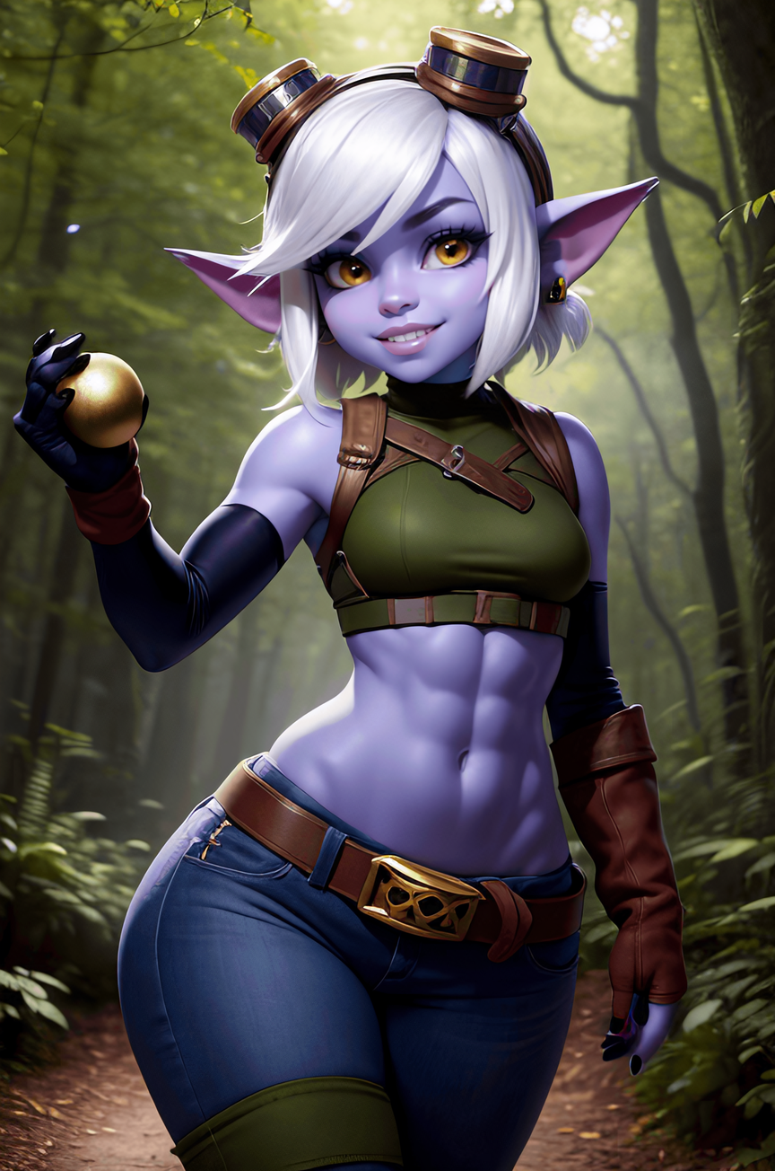 AI 아트: Tristana 작성자: @SilverSoul | PixAI