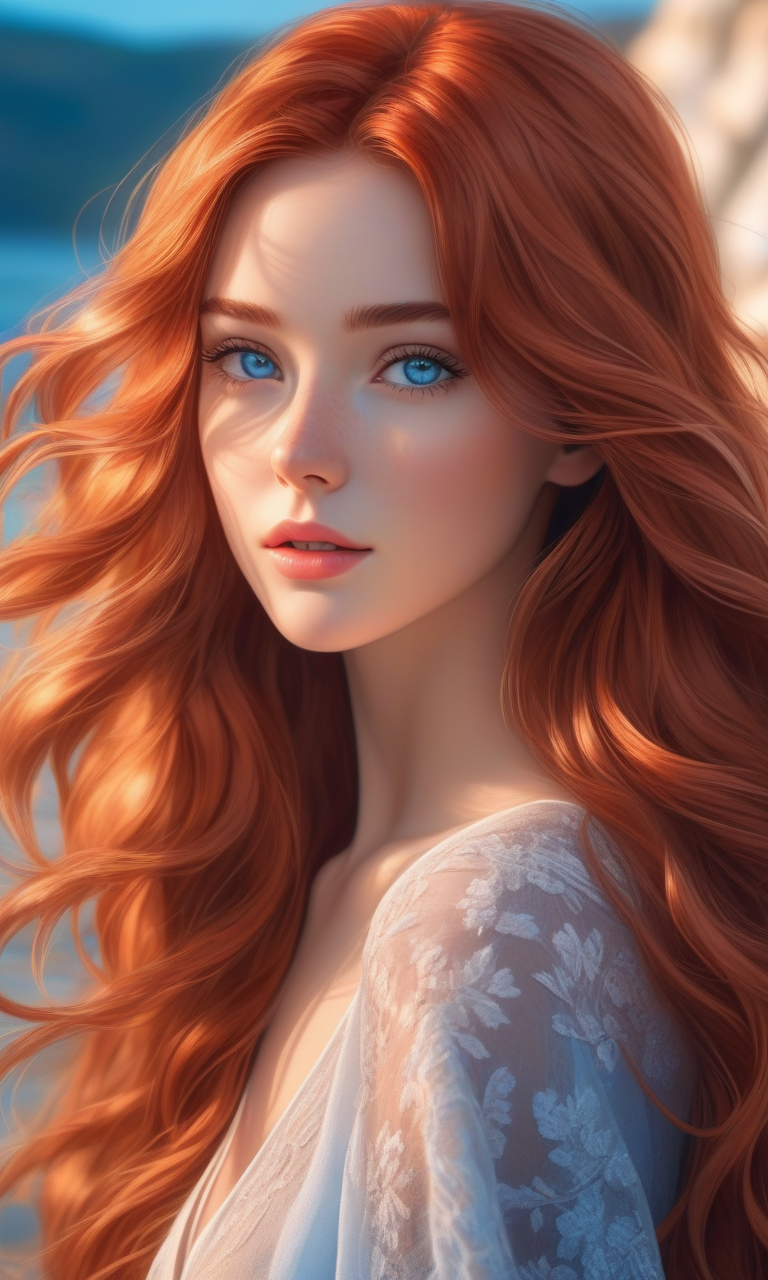 AI Art: red hair by @McGdevAi | PixAI