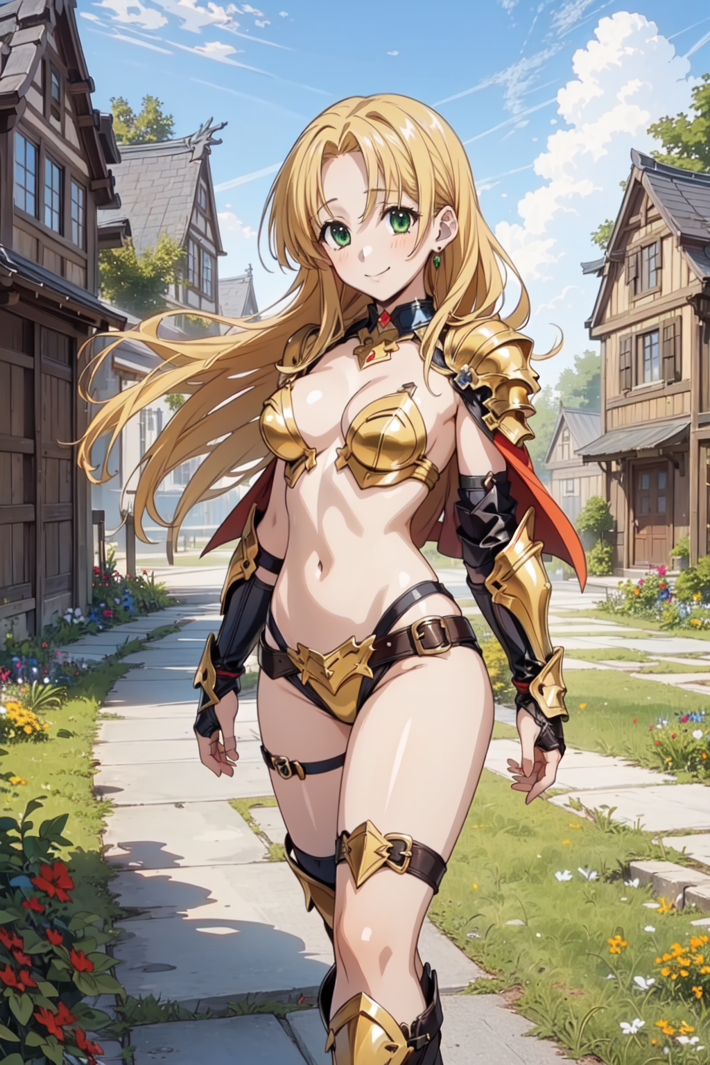 AI Art Asia Argento Bikini Warrior 03 by Crimson Dragon PixAI