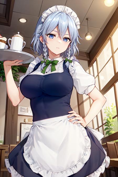 Ai Art Lora Model Touhou Izayoi Sakuya Pixai