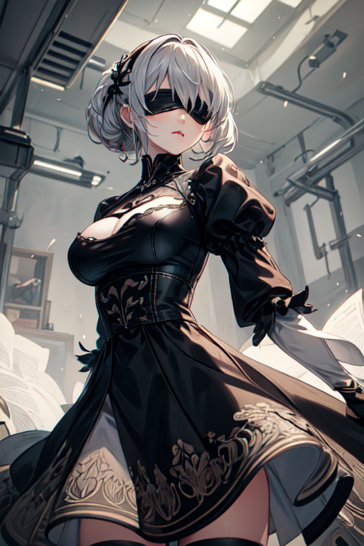 AI Art: 2B by @Kyubi | PixAI