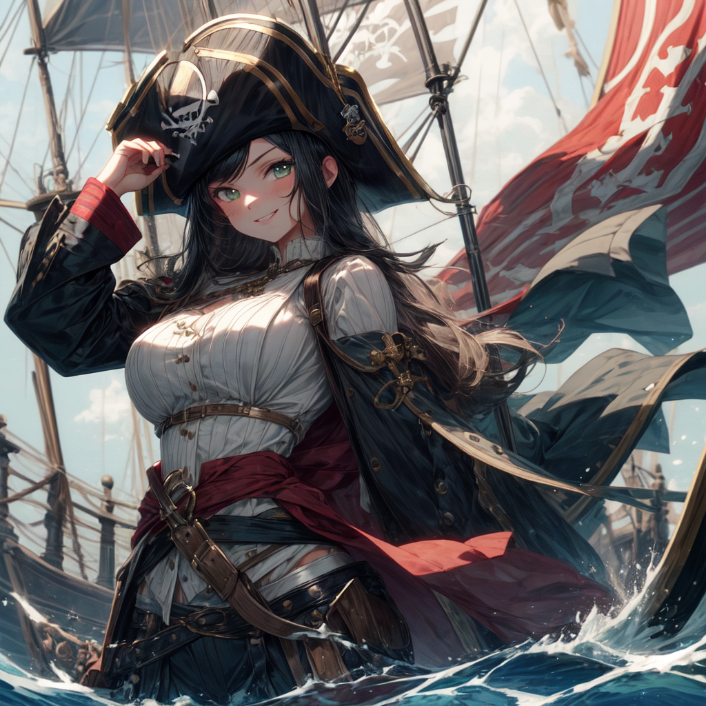 AI Art: Pirate Captain by @Little Monster