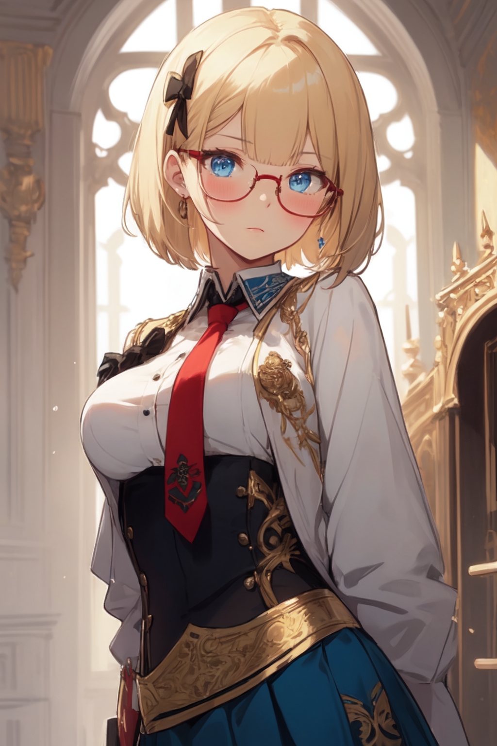 AI Art: Z23 as Secretary by @lordnashar | PixAI