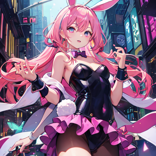 Bunny Girl Miku Fanart (~>.<)~ stevenartzhhh - Illustrations ART