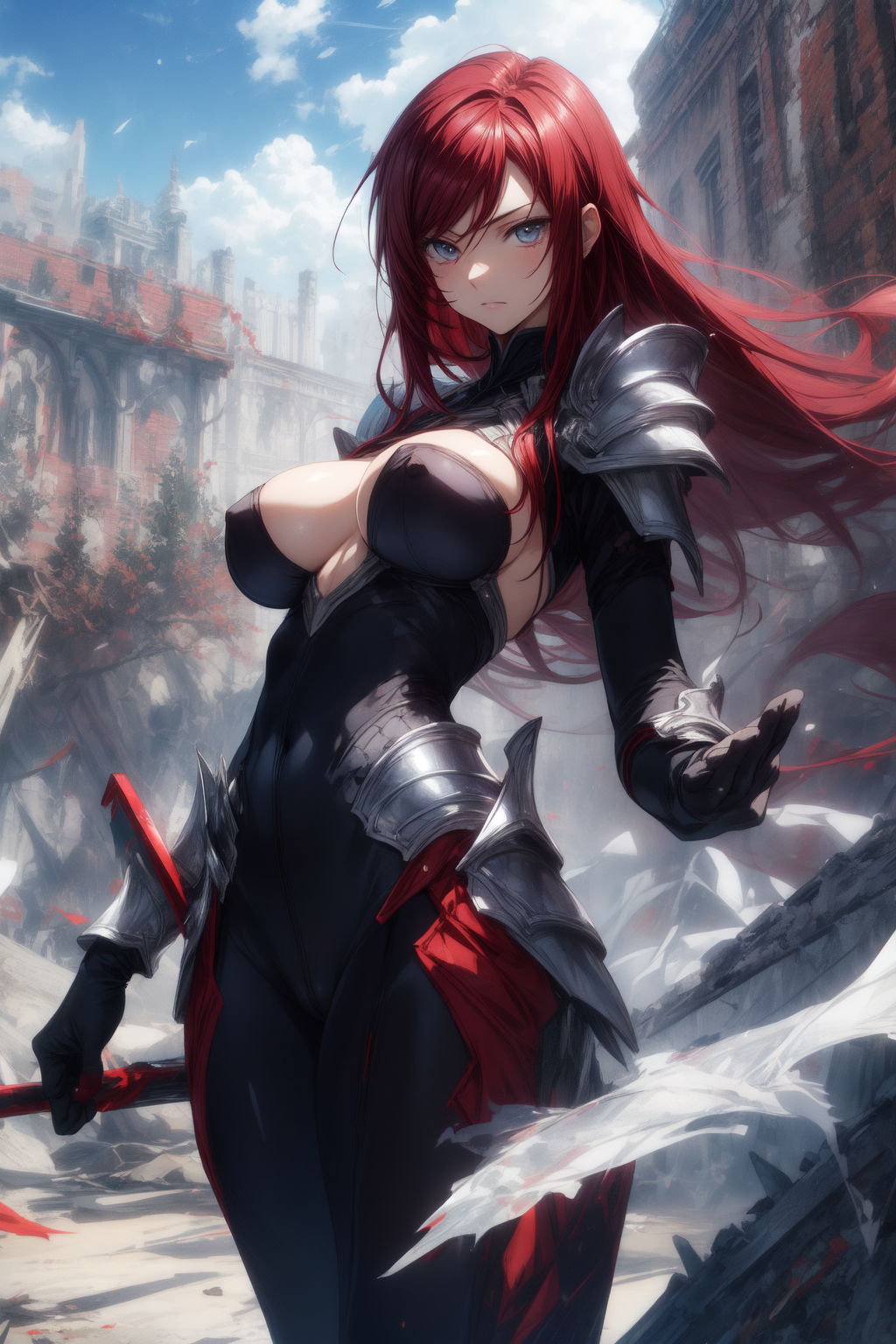 AI Art: Erza Scarlet by @Ezkray | PixAI