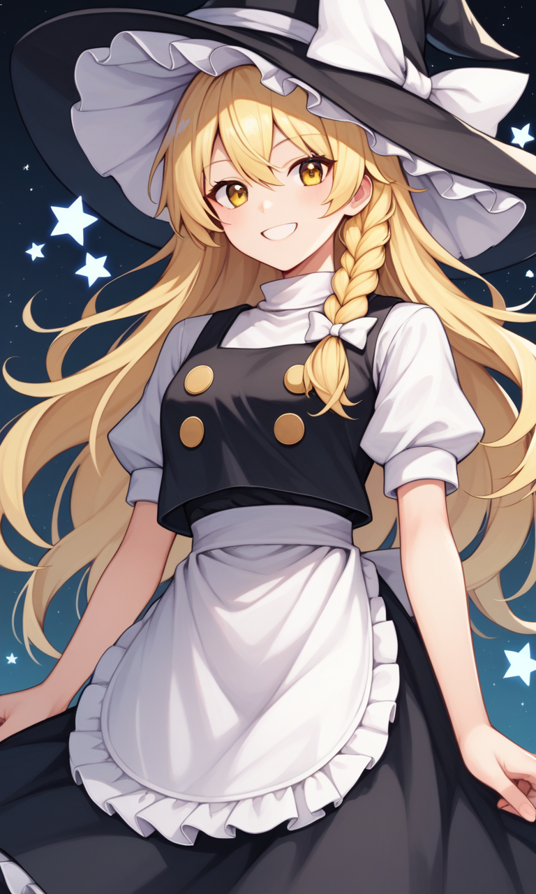 AI Art: kirisame Marisa - touhou project by @mz tool_ai | PixAI