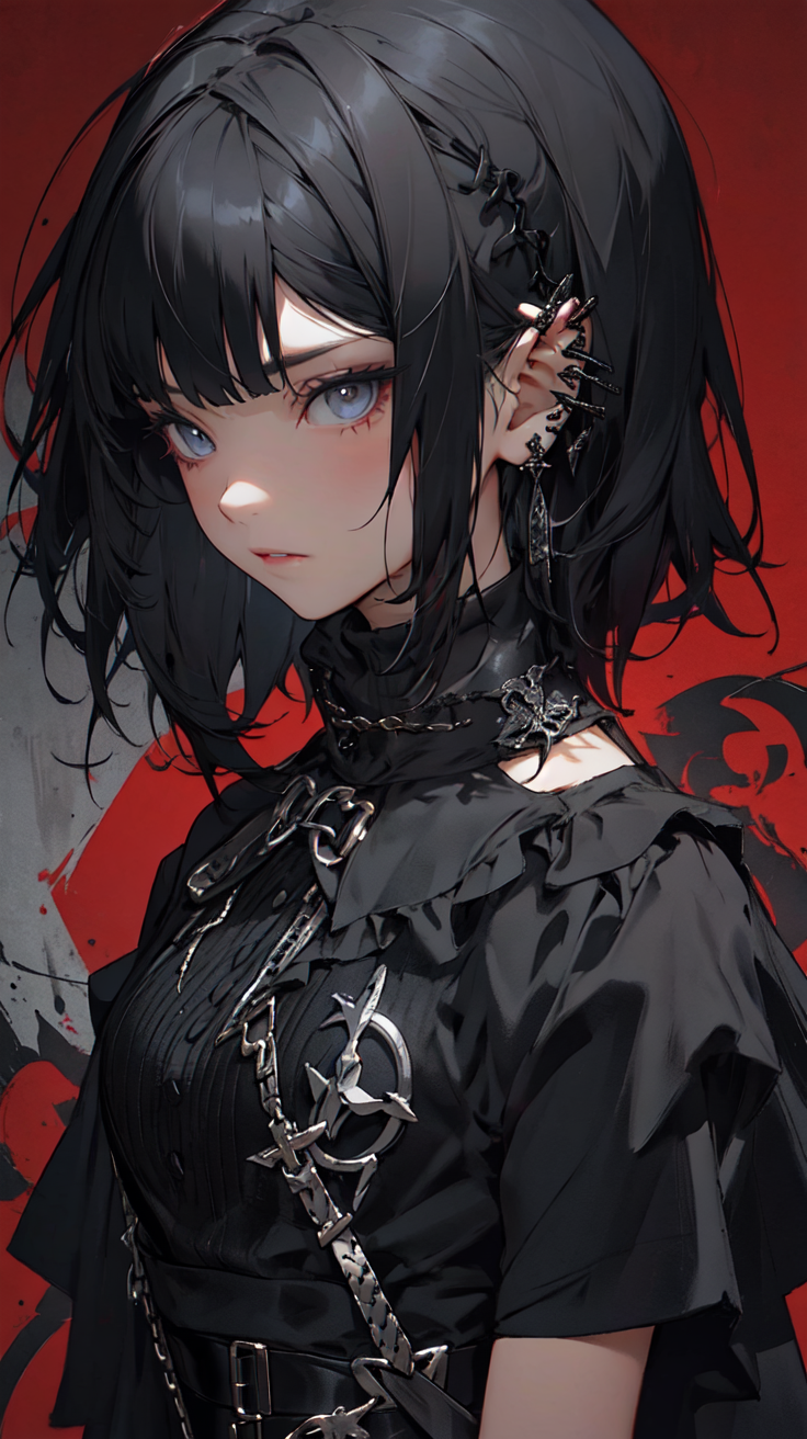 AI Art: goth girl by @🎨 V | PixAI