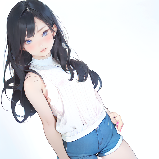 AI Art LoRA Model: sketch anime pose 素体人偶画风