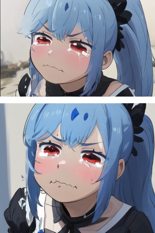 Aqua crying/begging anime meme  Kono Subarashii Sekai ni Bakuen