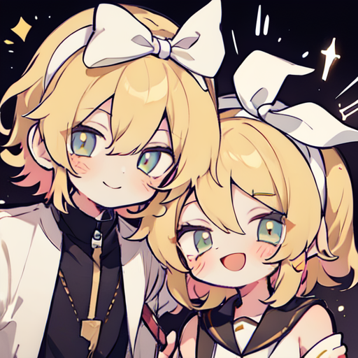 AI Art: it was supposed to be an kagamine len whit roblox man face