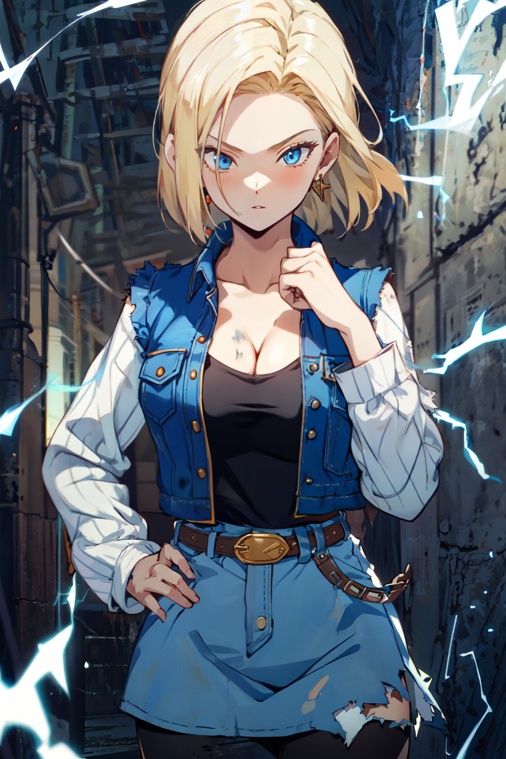 AI Art: Android 18 - Dragon Ball by @紳士 | PixAI