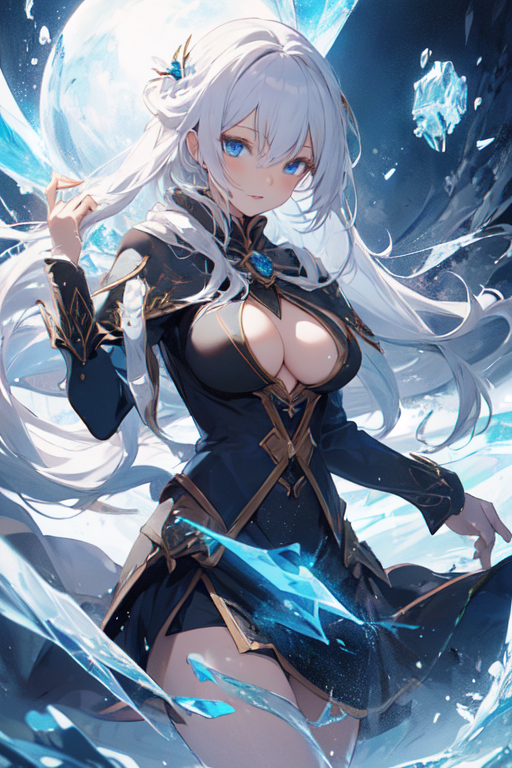 AI Art: Ice Mage by @Missing | PixAI