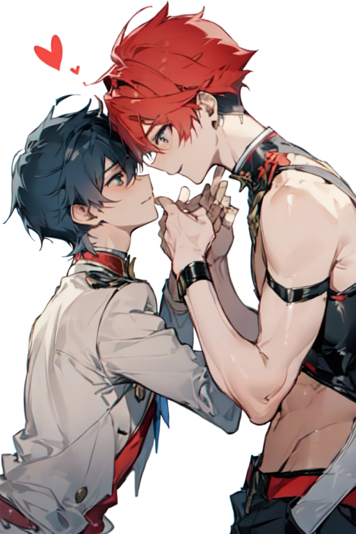 AI Art anime Yaoi by PixAI