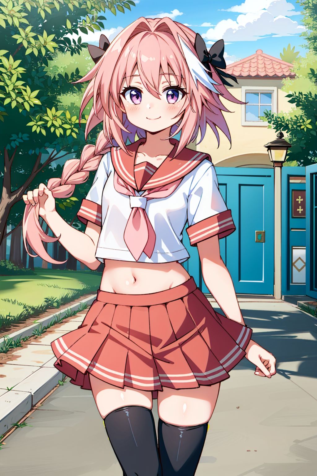 AI Art LoRA Model: Astolfo - Fate Series - 6 Outfits (Read description) |  PixAI