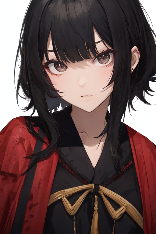 AI Art: Black hair by @user-1667490986530927068