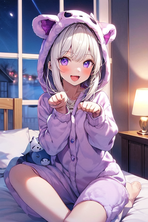 Anime girl in onesie sale