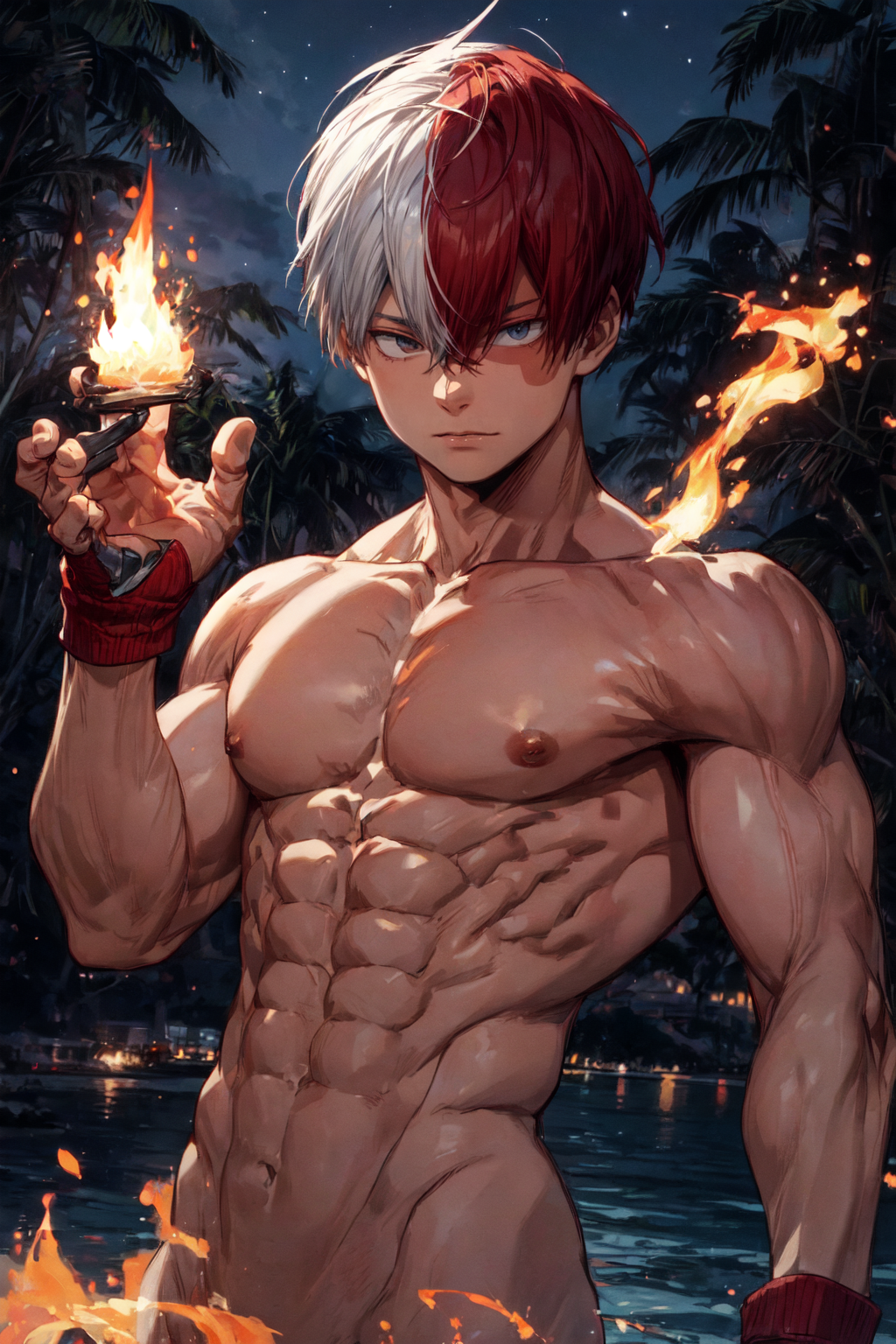 AI Art: Todoroki por @Pollobello | PixAI