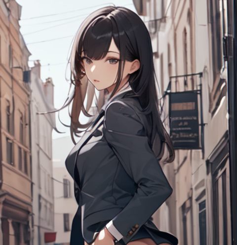 AI Art Model: skirt lift up back shot | PixAI