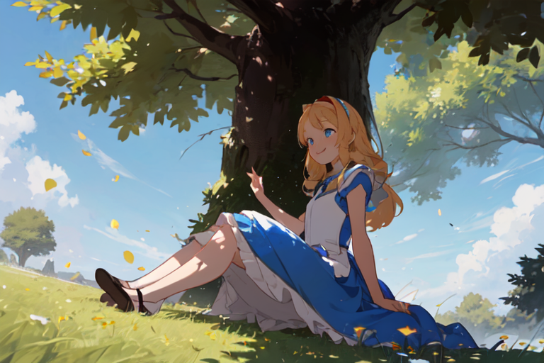 Ai Art Alice Under The Shade By Kazasa Pixai Anime Ai Art Sexiezpix Web Porn