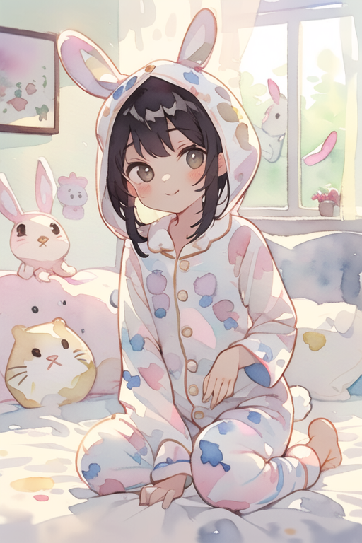 Landofgenie Kawaii Anime Cute Pajamas Set - Anime Cute Rabbit – landofgenie