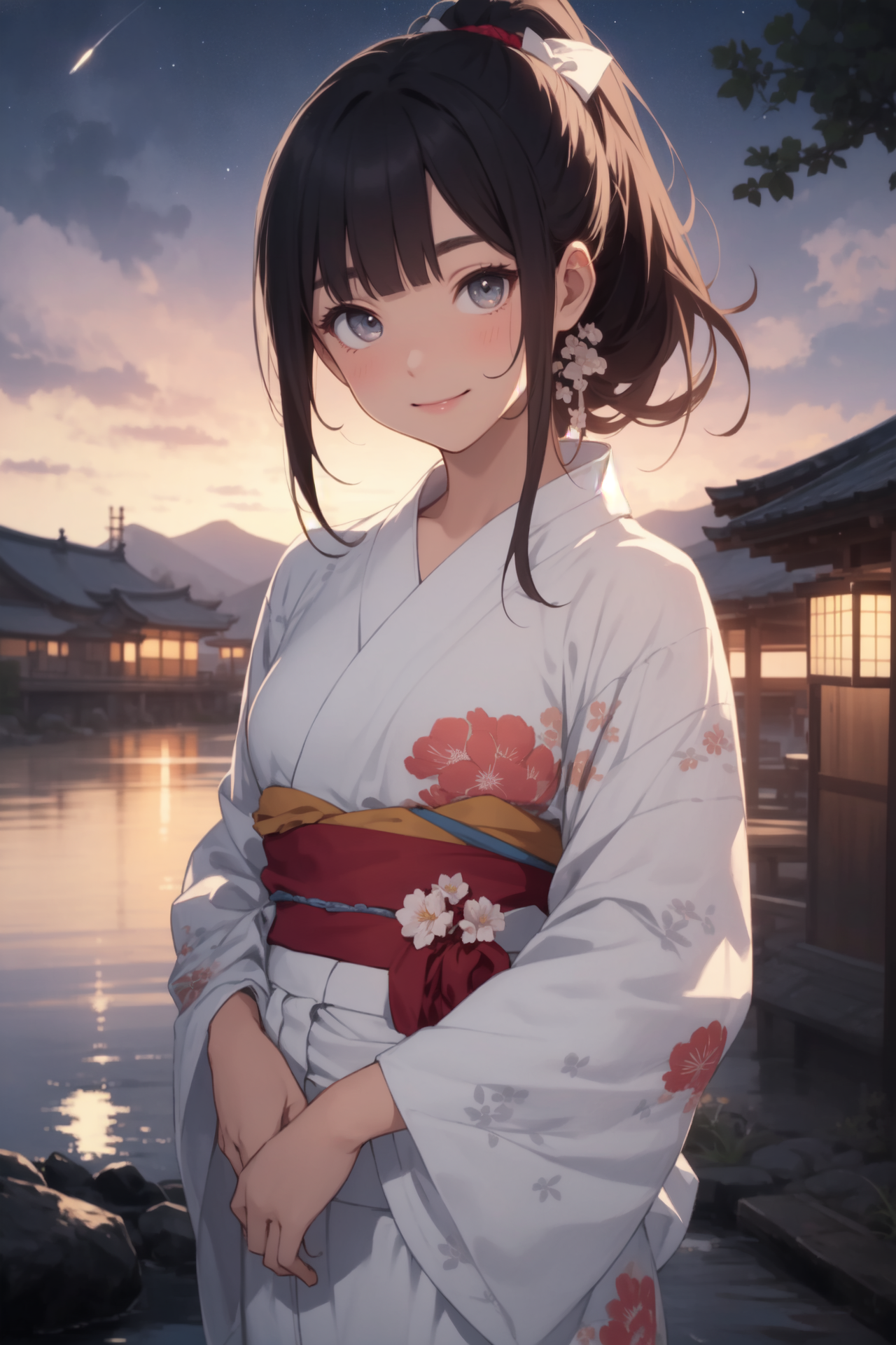 AI Art Yukata Girl By Potee PixAI