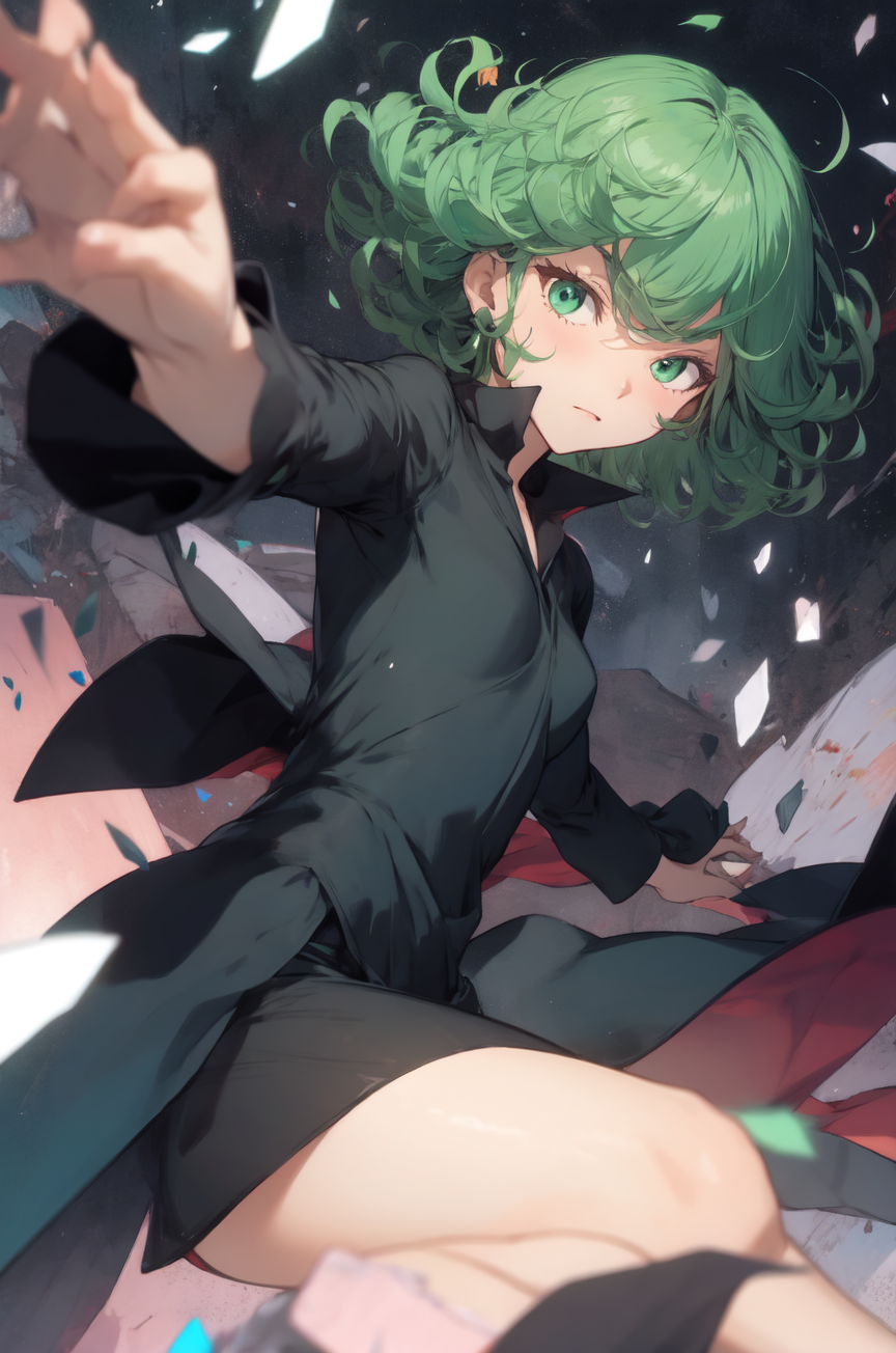 AI Art: Tatsumaki by @Anonymous | PixAI