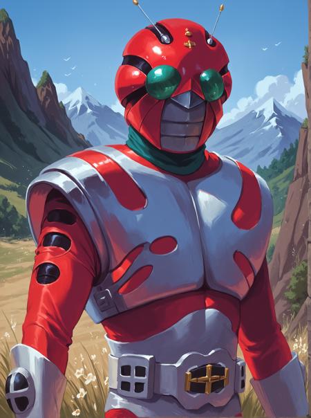 【期間限定送料無料】 ZX rider Kamen 1984 PixAI | Model LoRA Art ｜AI タレント・お笑い芸人
