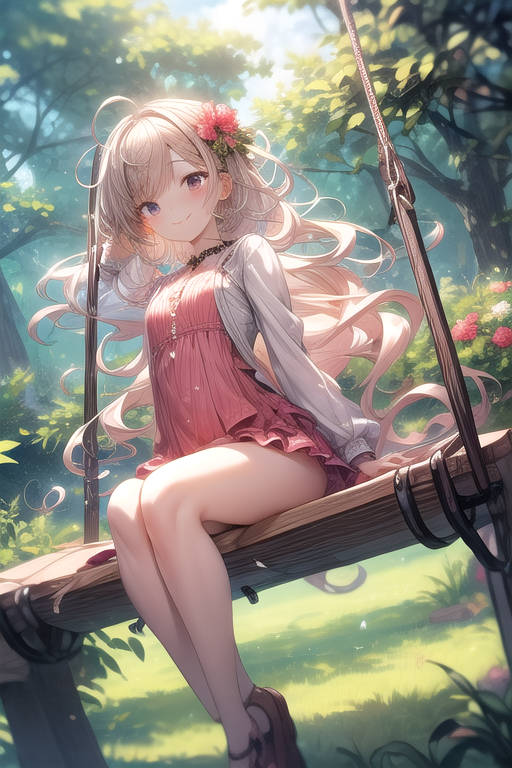 beautiful anime style woman - Playground