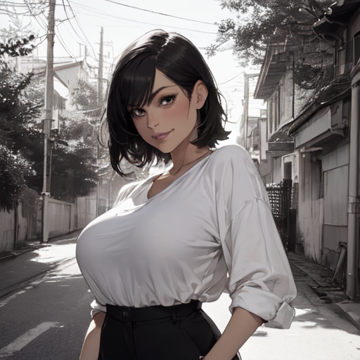 AI Art: big boob milf by @Anonymous