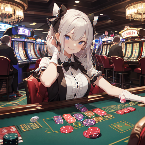 AI Art: Casino Girl by @ウニ | PixAI - Anime AI Art Generator for Free