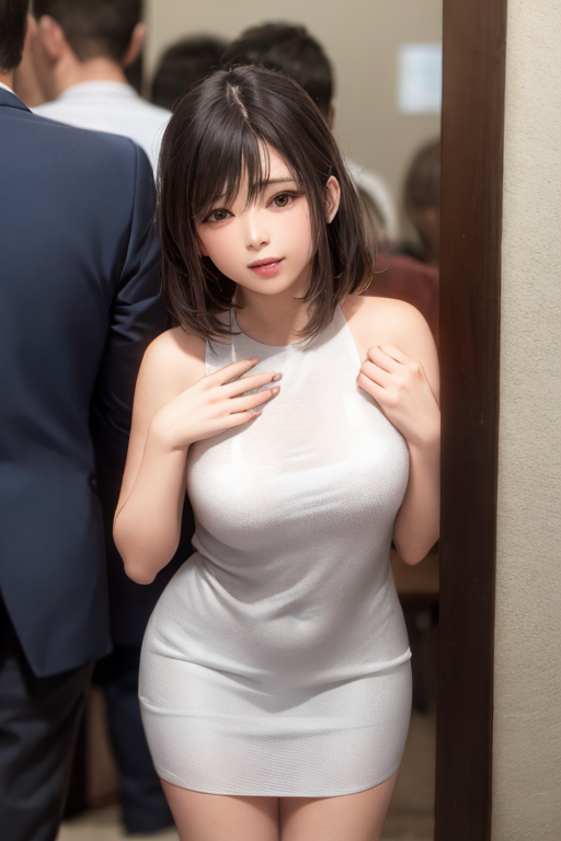 chikan 作品名稱: ノーパン痴漢待ち子作者@♡chikan-chan♡ | PixAI