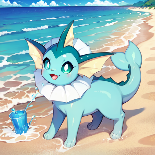 AI Art vaporeon by SLM PixAI