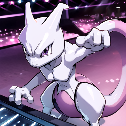 AI Art LoRA Model: Mewtwo - Pokemon