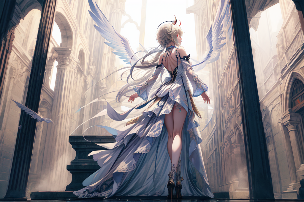 AI Art: Angel by @raywhitebird | PixAI