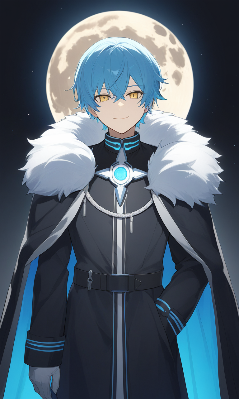 AI Art: The Enigmatic Blue-haired Boy, Chesed from Project Moon by  @GentleDreamerV | PixAI