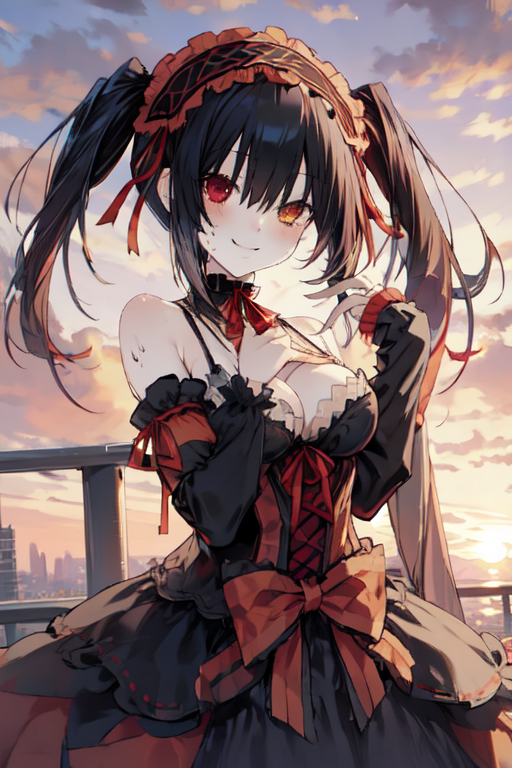 AI Art: Tokisaki Kurumi by @unknown | PixAI