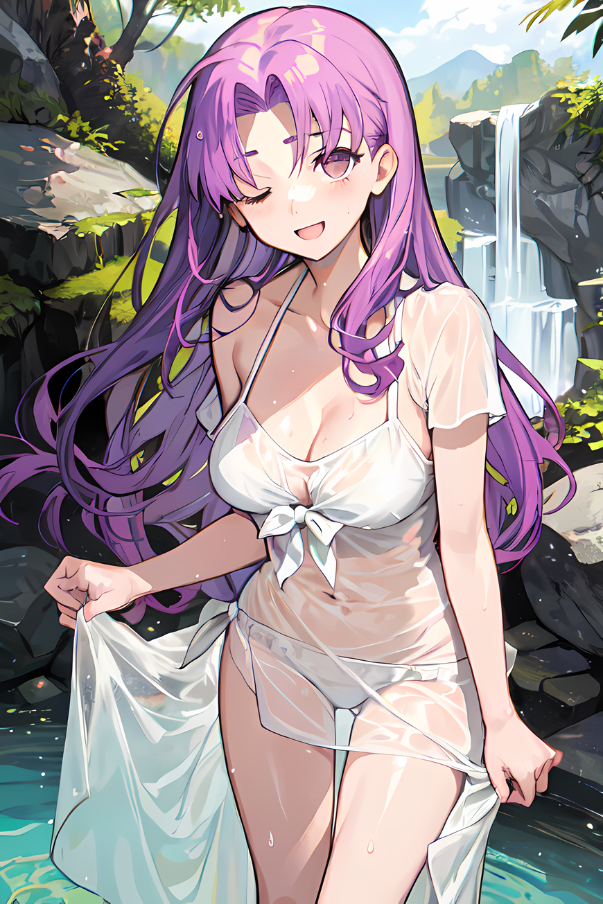 AI Art: Medusa taking shower by @Etrich | PixAI